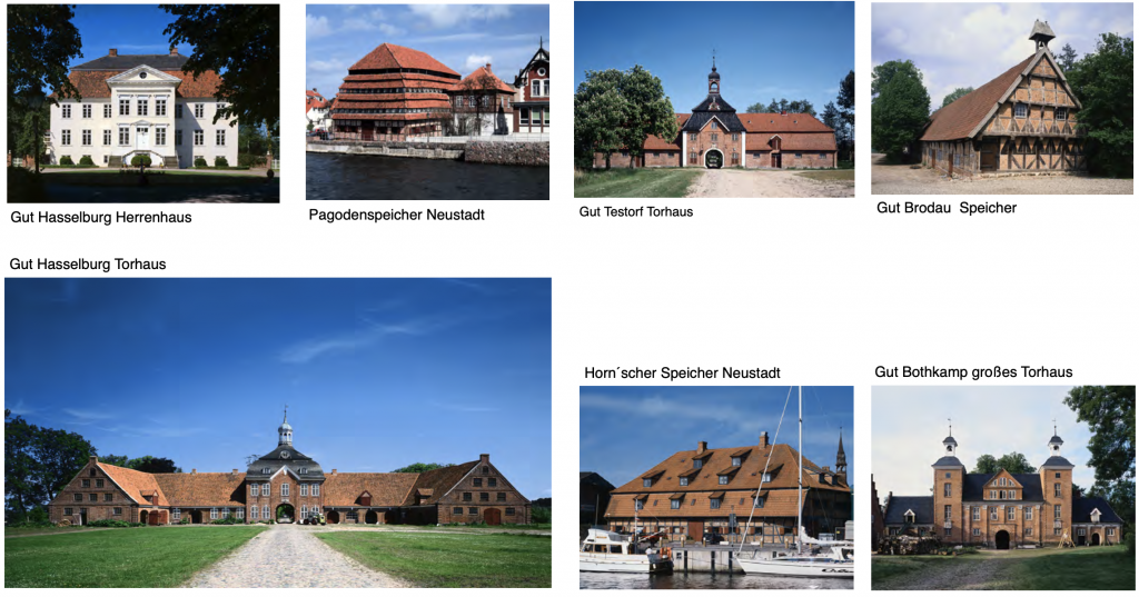 Erhalten Sie hier Informationen über die Projekte Gut Hasselburg, Pagodenspeicher Neustadt und weitere umgesetzte Projekte.